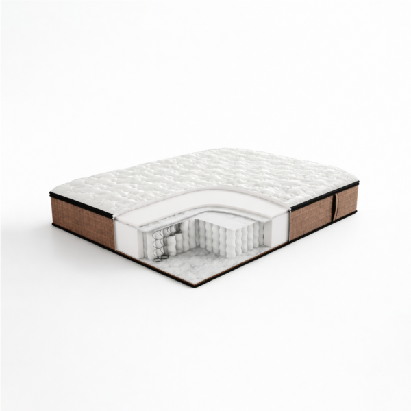 Матрас пружинный Rashell Silver Soft 160 х 200 см, чехол Стрейчевый жаккард Lux